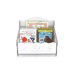 Karokstore Monte Bank Kitaplık Dergilik Çocuk Odası Ahşap Mdf Bebek Kitaplığı Mini Çocuk Kitaplığı (Beyaz) - standart