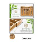 Karokstore Mutfak Bambu Ayarlanabilir Çekmece Içi Ölçü Ayarlı Kaşıklık 5-7 Bölmeli