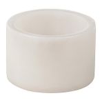 Karokstore Nero Mermer Baharatlık 6X10 cm Mermer Tuzluk Biberlik Dekoratif Baharatlık Beyaz