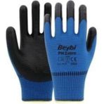 Karokstore Nitril Mavi-Siyah Zebra Işçi Eldiveni 12 Çift - standart