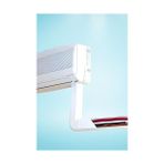 Karokstore Odta 2 Metre (60X40MM) Kendinden Yapışkanlı Klima Borusu Gizleyici Kablo Kanalı | 2m (5 Adet x 40CM) Kablo Gizleyici - standart