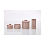 Karokstore One Seramik Saklama Kap Seti 6 Parça Pembe - standart