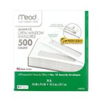 Karokstore Pencere Zarfları, Iş Zarfları, Kendinden Mühür #10, Tek Sol Pencere, Pencereli Zarfları Soyup Kapatın, Güvenlik Renkli Beyaz Zarflar, Paket Başına 500 (742022) - Standart