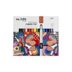 Karokstore Plus Prisma Fiber Uç Keçeli Boya Kalemi 12'li - Standart