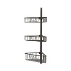 Karokstore Primanova MN29063ALU. 3 Raflı Yaylı Köşe Seti, Siyah - standart