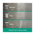 Karokstore Raindance Select E Duş Başlığı, 120 Mm, 3 Püskürtme Türü, Cilalı Altın Görünümlü