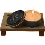Karokstore Siyah Teneke Kokusuz Mum 60 gr - standart
