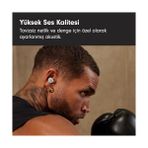 Karokstore Solo Buds - Kablosuz Bluetooth Kulak Içi Kulaklık | 18 Saat Pil Ömrü | ve Uyumluluğu | Dahili Mikrofon - Fırtına Grisi - standart