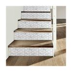 Karokstore Sticktiles TIL4245FLT Beyaz ve Siyah Carrara Mermer Altıgen Soy ve Yapıştır