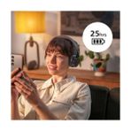 Karokstore TAH3209BG Hafif Kulak Üstü Kablosuz Bluetooth Kulaklık, Pasif Gürültü Yalıtımlı, 25 Saat Çalma Süresi, Net Çağrılar, Dinamik Bas, 2 Saat Usb-C Şarjı - Bej - standart