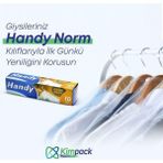 Karokstore Vakumsuz Şeffaf Giyisi Elbise Ceket Mont Askı Kılıfı Poşeti Torbası - 10 Adetlik 5 Kutu