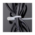 Karokstore Vida Delikli Kablo Bağı Plastik Kelepçe 100LÜ Paket Beyaz 3.6X150MM - standart