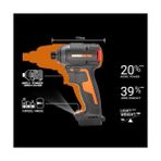 Karokstore WX265.9 20VOLT 200NM Kömürsüz Profesyonel Şarjlı Darbeli Tornavida (Akü Dahil Değildir) - standart