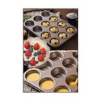 Karokstore Xesha Muffin Kalıbı 12 Bölmeli Tartolet Kalıbı 12 Li Kek Kalıbı Çok Amaçlı Kalıp - standart