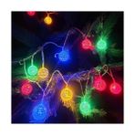 Karokstore Yılbaşı LED Işık Disko Topu Renkli 10 Ampul AST7489