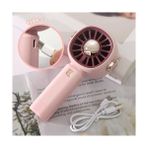 Karokstore ZB102 Mini Vantilatör Portatif Soğutucu Fan El Fanı (Beyaz)