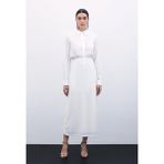 Karolin Midi Etek - Ekru - 42