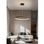 Karpos/Sarkıt Avize/Tekli Çember / 80 cm/Antrasit Gövde / 3 Renk Işık