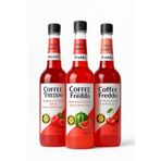 Karpuz, Frambuaz, Vişne Aromalı Kahve Şurubu, Kahve Şurupları 3'lü Set (3x750 ml)