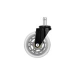 Karr Gaming S-Wheels Motion Silikon Oyuncu Koltuğu Tekeri 75mm - Gri | Ofis Koltuk Tekeri | Sessiz