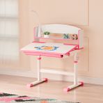 Karr Kids Sakura Yükseklik ve Açı Ayarlı Ergonomik Pembe Çocuk Çalışma Masası