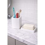 Karra Art El Yapımı Beton Banyo Seti Beyaz
