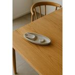 Karra Art El Yapımı Beton Puro Küllüğü – Oval Modern Tasarım Puslu Sarı