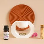 Karra Art Minimalist Beton Buhardanlık Aromaterapy Beyaz