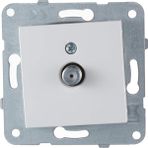 Karre/ Beyaz Uydu Prizi F KON-10DB Meka+Düğ/k - standart