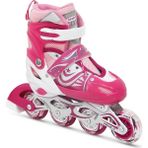 Karsan Işıklı Metal Gövdeli Küçük Boy Paten 30-33 - Pembe - 30 - 33