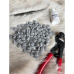 Karsan Mozaik Sanatsal Mikro Mozaik Açık Gri 1x1cm Mozaik Sanatı Malzeme (100gr)