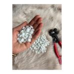 Karsan Mozaik Sanatsal Mikro Mozaik Beyaz 1x1cm Mozaik Sanatı Malzeme (100gr)