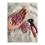 Karsan Mozaik Sanatsal Mikro Mozaik Pembe 1x1cm Mozaik Sanatı Malzeme (100gr)
