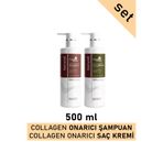 Karseell Argan Yağlı Nemlendirici Onarıcı Şampuan 500 ml + Derinlemesine Onarıcı Saç Kremi 500 ml