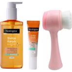 Karşıtı Yüz Yıkama Jeli ve Sos Jeli ve Yüz Temizleme Fırçası Pembe