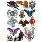 Kartal Eagle Sticker Set-12 15 Parça Telefon, Tablet, Defter, Laptop Sticker