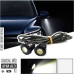 Kartal Göz Led Ayna Altı Led Eagle Eye Civatalı Beyaz Renk 18mm