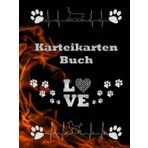 Karteikarten Buch Katzensalon Hundesalon Karteikartenbuch Mobiler Tierfriseur Tiersalon Hundefriseur Katzenfriseur Hunde Katzen Friseur für Kleintiere ... dokumentieren der Kundendaten Feuer03