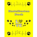 Karteikarten Buch Katzensalon Hundesalon Karteikartenbuch Mobiler Tierfriseur Tiersalon Hundefriseur Katzenfriseur Hunde Katzen Friseur für Kleintiere ... notieren dokumentieren der Kundendaten Gelb03