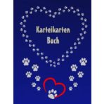 Karteikarten Buch Katzensalon Hundesalon Karteikartenbuch Mobiler Tierfriseur Tiersalon Hundefriseur Katzenfriseur Hunde Katzen Kleintiere Hasen ... dokumentieren der Kundendaten Blau 04