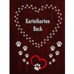 Karteikarten Buch Katzensalon Hundesalon Karteikartenbuch Mobiler Tierfriseur Tiersalon Hundefriseur Katzenfriseur Hunde Katzen Kleintiere Hasen ... dokumentieren der Kundendaten Braun 01