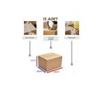 Karteks 15 Adet 40x60x40 Çift Oluklu Taşınma Karton Koli Baskısız