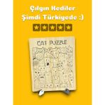 Karter İnovasyon Çılgın Kediler Ahşap Puzzle,ahşap Kediler Puzzle,zorlayıcı Puzzle