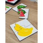 Karter İnovasyon Meyveler,ahşap Meyveler Puzzle,meyveler Yap-Boz,ahşap Eğitici Oyuncak,puzzle