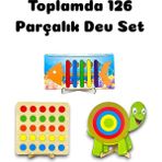 Karter İnovasyon Robotik Kodlama Seti,robotik Tosbik,renkli Kılçıklar ve Renk Oyun Tahtası
