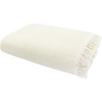 Kartex Büyük Kareli Buldan İşi Koltuk Çekyat Örtüsü - %100 Pamuklu - 180 x 220 cm - Krem