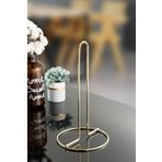 KARTEYA Metal Kağıt Havluluk Dolu Çelik Gold Kaplama Dik Havlu Peçetelik Standart Ve Büyük Boy Rulo