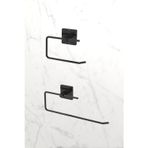 KARTEYA Yapışkanlı Siyah Rulo Havluluk Peçetelik Wc Kağıtlık Banyo Mutfak Pratik 2'li Set