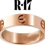 Kartier Düz Yüzük Rose Renk 17 Numara - 557
