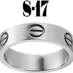 Kartier Düz Yüzük Silver Renk 17 Numara - 556